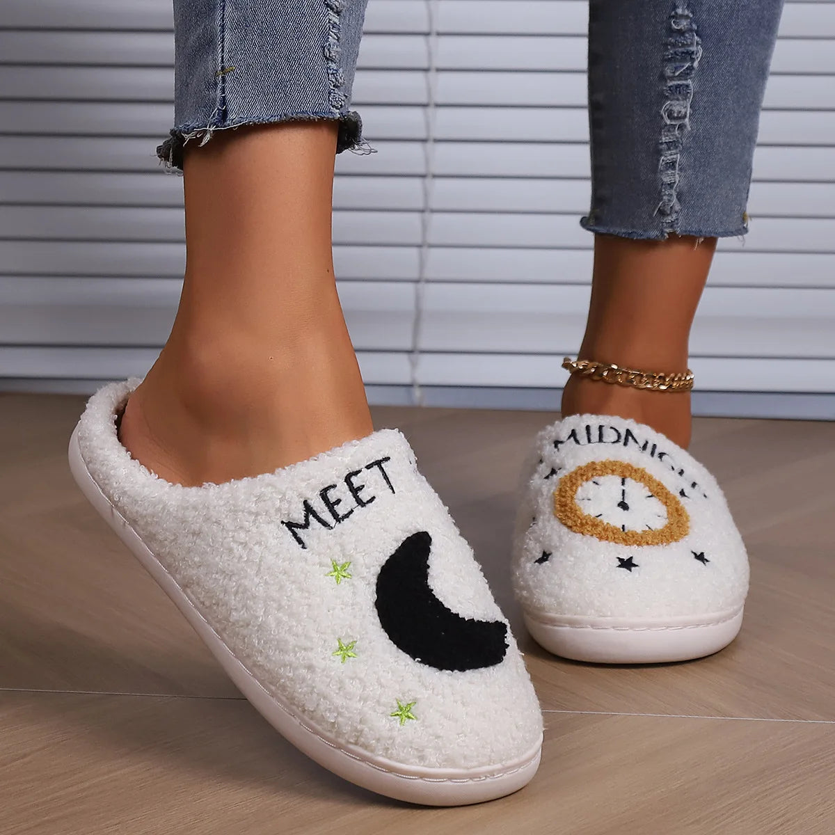 Midnight Rendezvous Slippers