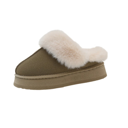 Cozy Plush Platform Slippers