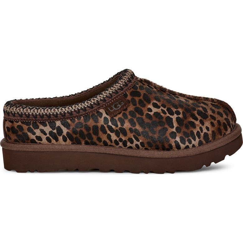 UGG Tasman Slipper Caspian Leopard Print Burnt Cedar (Women's)