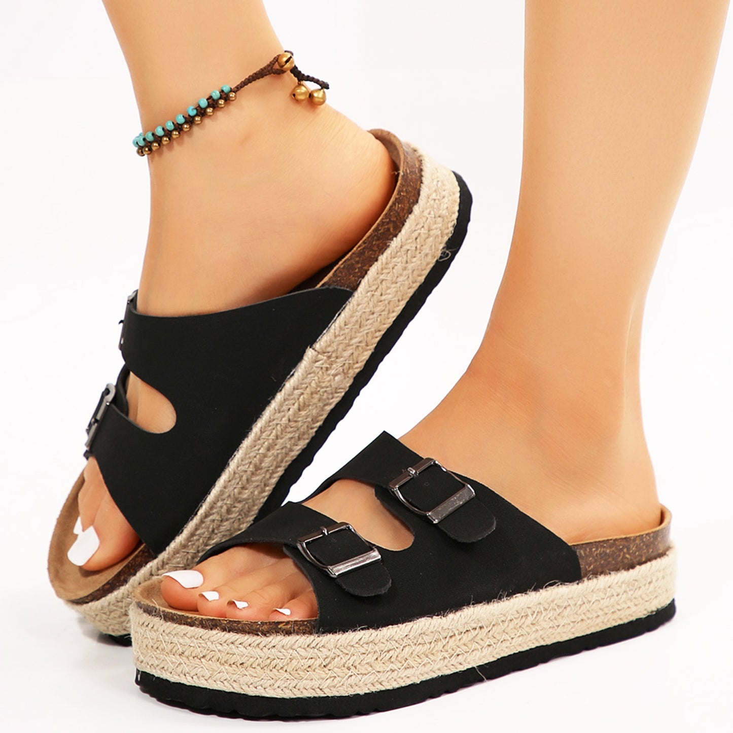 Breezy Buckle Espadrilles