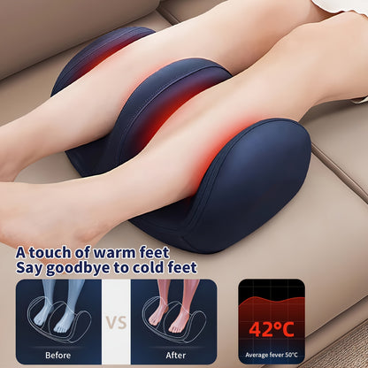 3D Shiatsu Foot Calf Massager With Deep Kneading And Heating Function