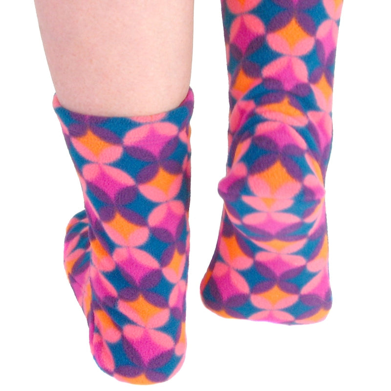 Polar Feet Fleece Socks - Art Deco